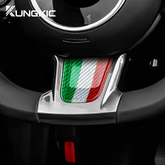 Carbon Fiber Steering Wheel Accent Abarth 595 695