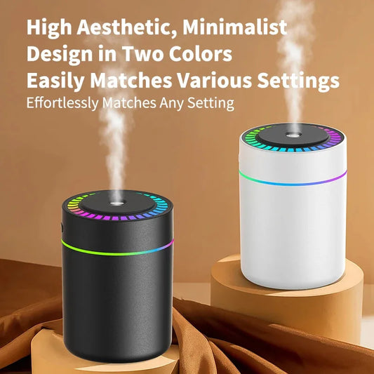 180ML Mini Air Humidifier Electric USB Aroma Diffuser Essential Oil Purifier Aromatherapy Color Lights For Car Home Bedroom
